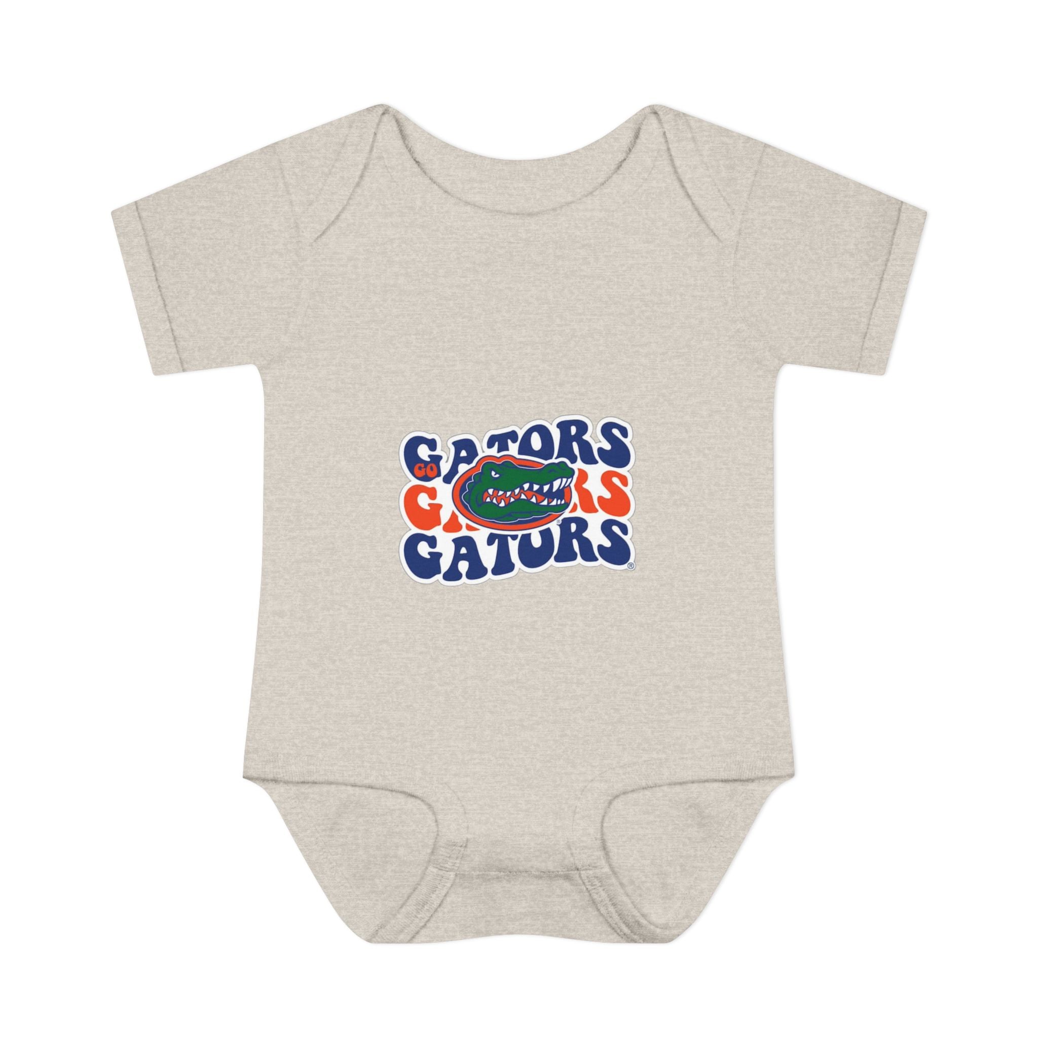 Florida Gators Infant Bodysuit – Baby Rib Onesie with Gators Logo