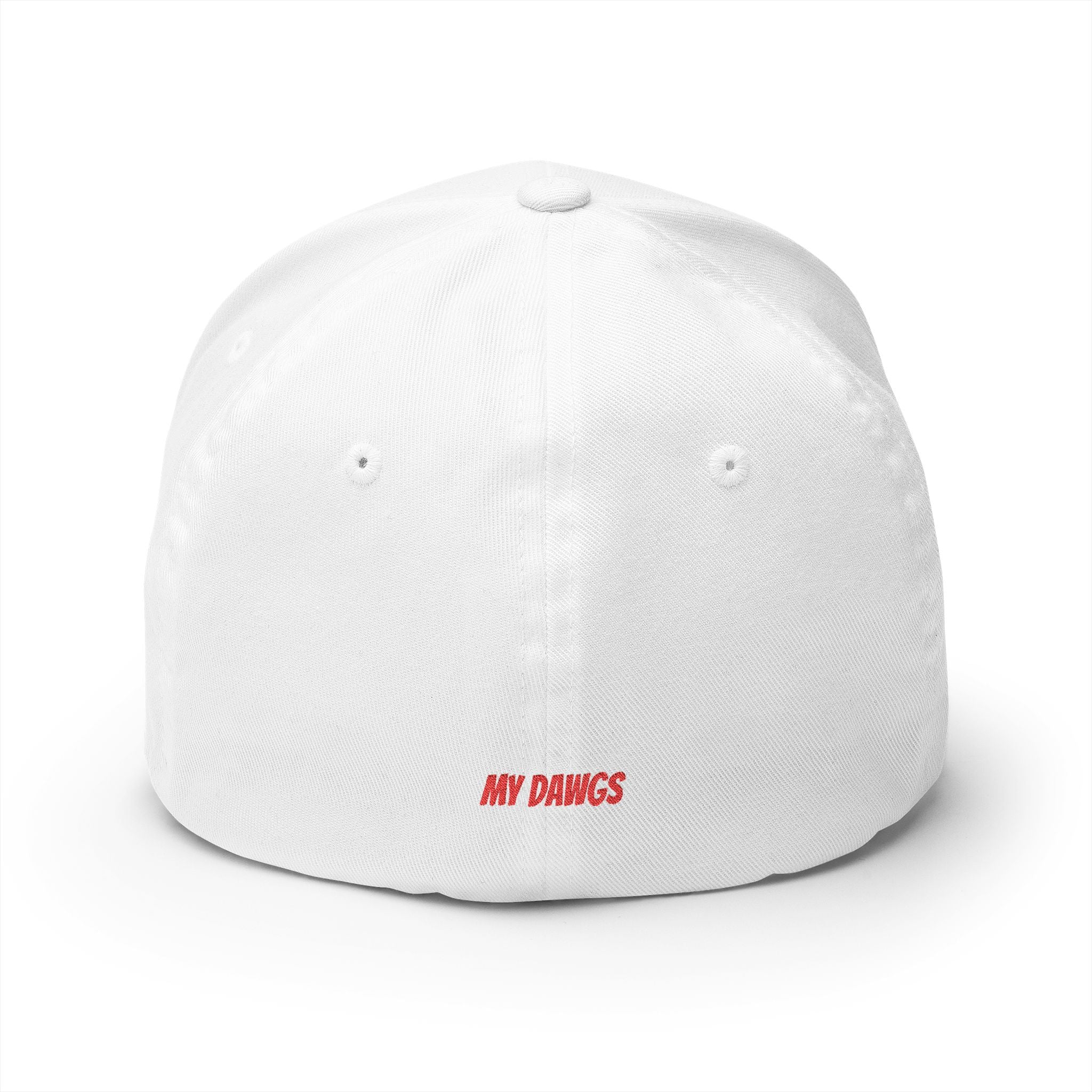 Embroidered GA Bulldogs G Logo Structured Cap — Closed-Back Baseball Hat with 'MY DAWGS' Detail