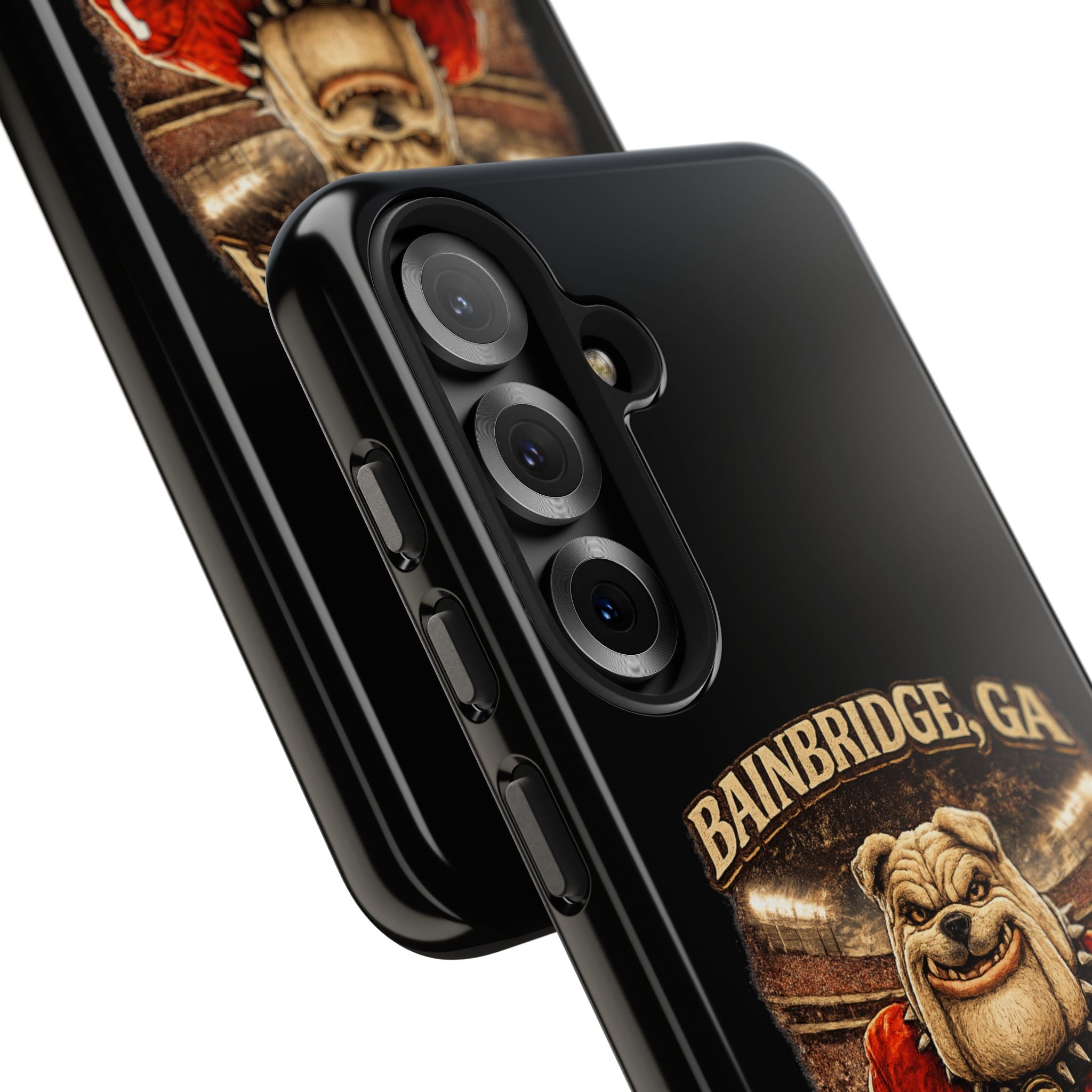 Bainbridge GA Bulldog Football Tough Phone Case — "Hunker Down" Game Day Protector