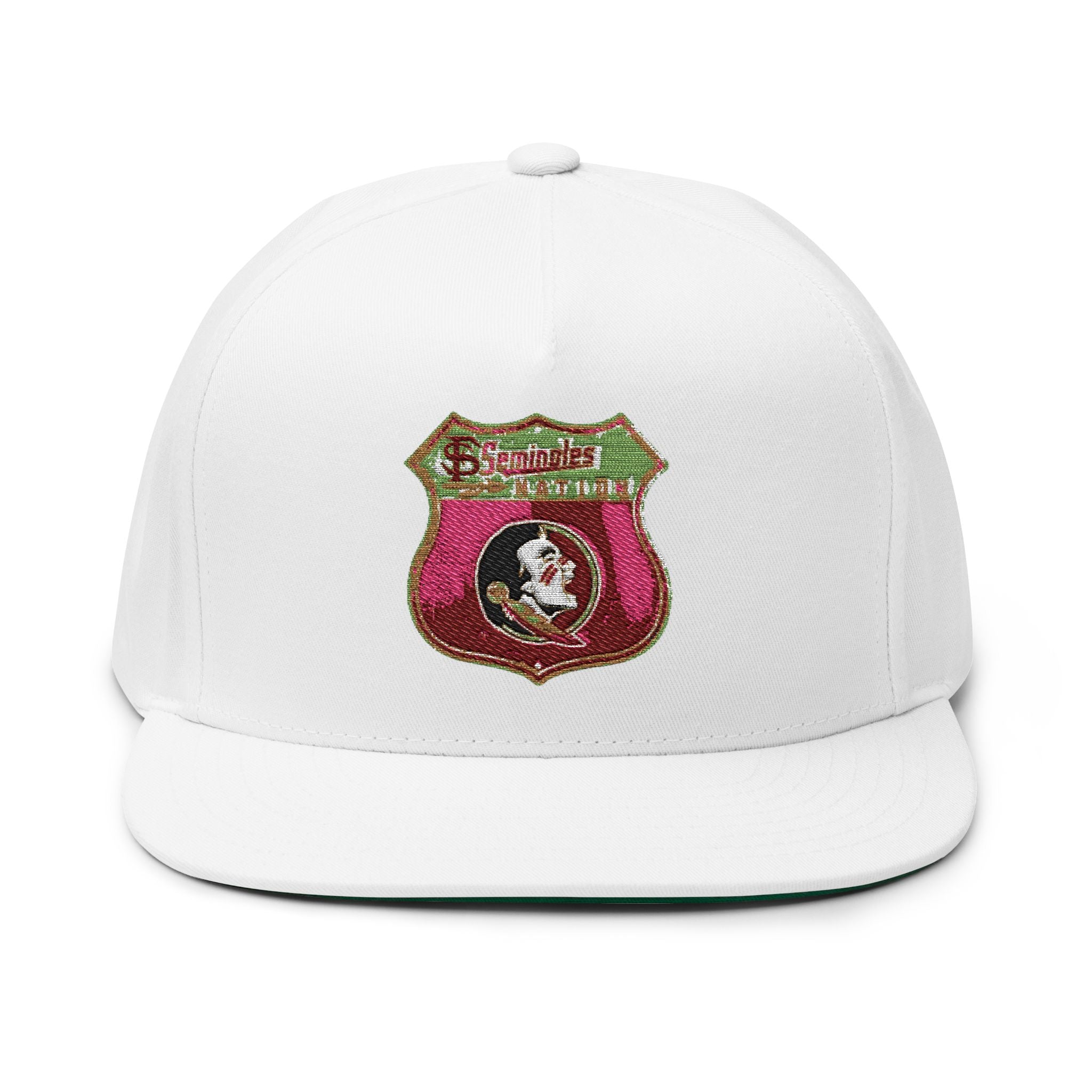 Florida State Seminoles Embroidered Flat Bill Cap