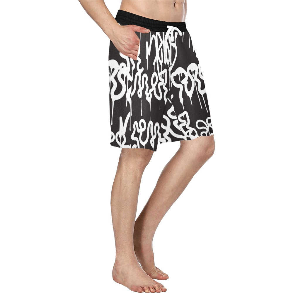 Men's All Over Print Casual Shorts (L23)