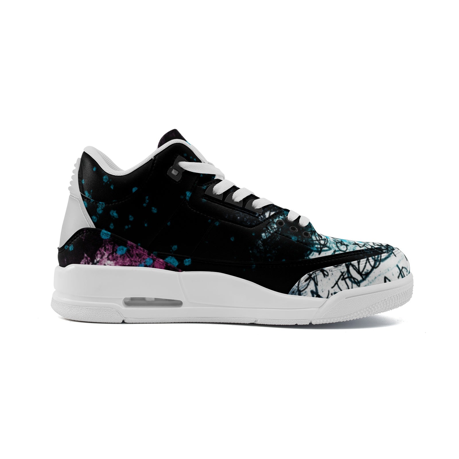 NDO Designs Street Graph Unisex Non Slip Sneakers Lace Up Fashion Shoes