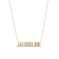 Gold Plated Silver Signature name necklace AW24N002GD