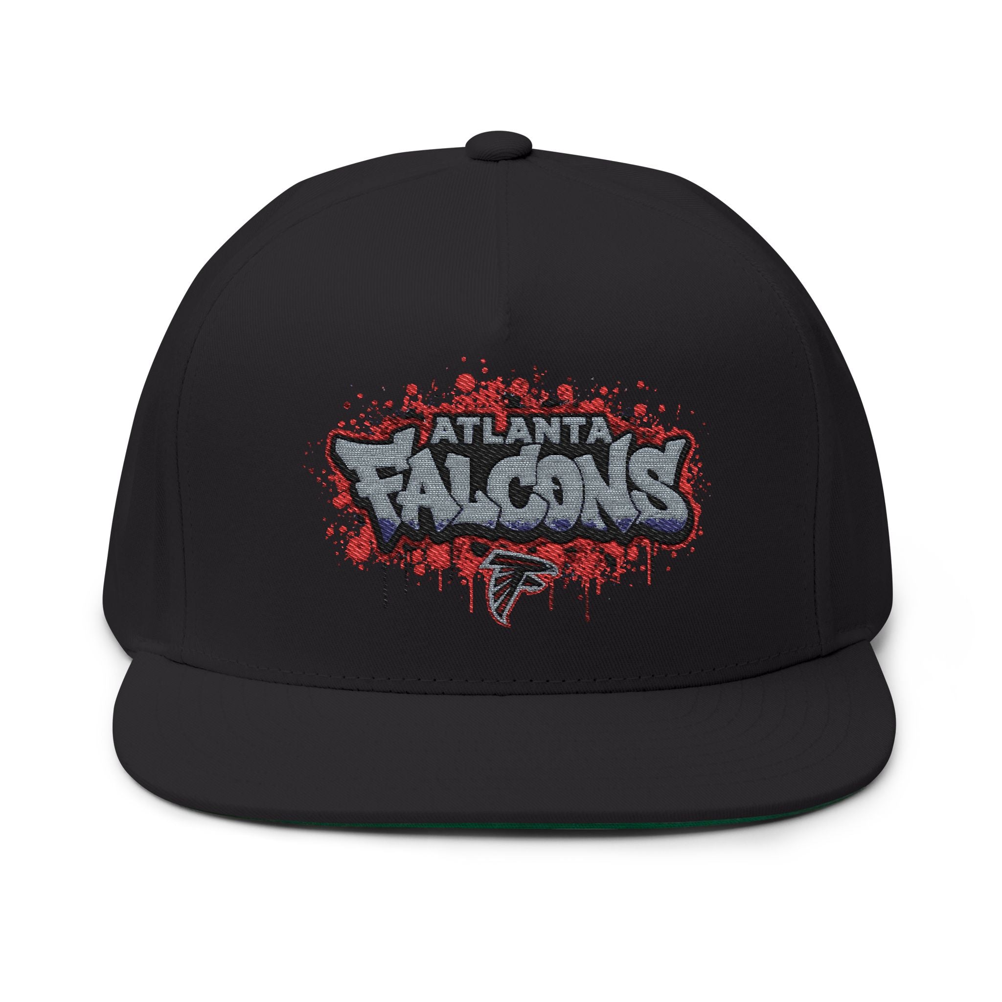 Atlanta Falcons Graffiti Flat Bill Cap - Embroidered Snapback