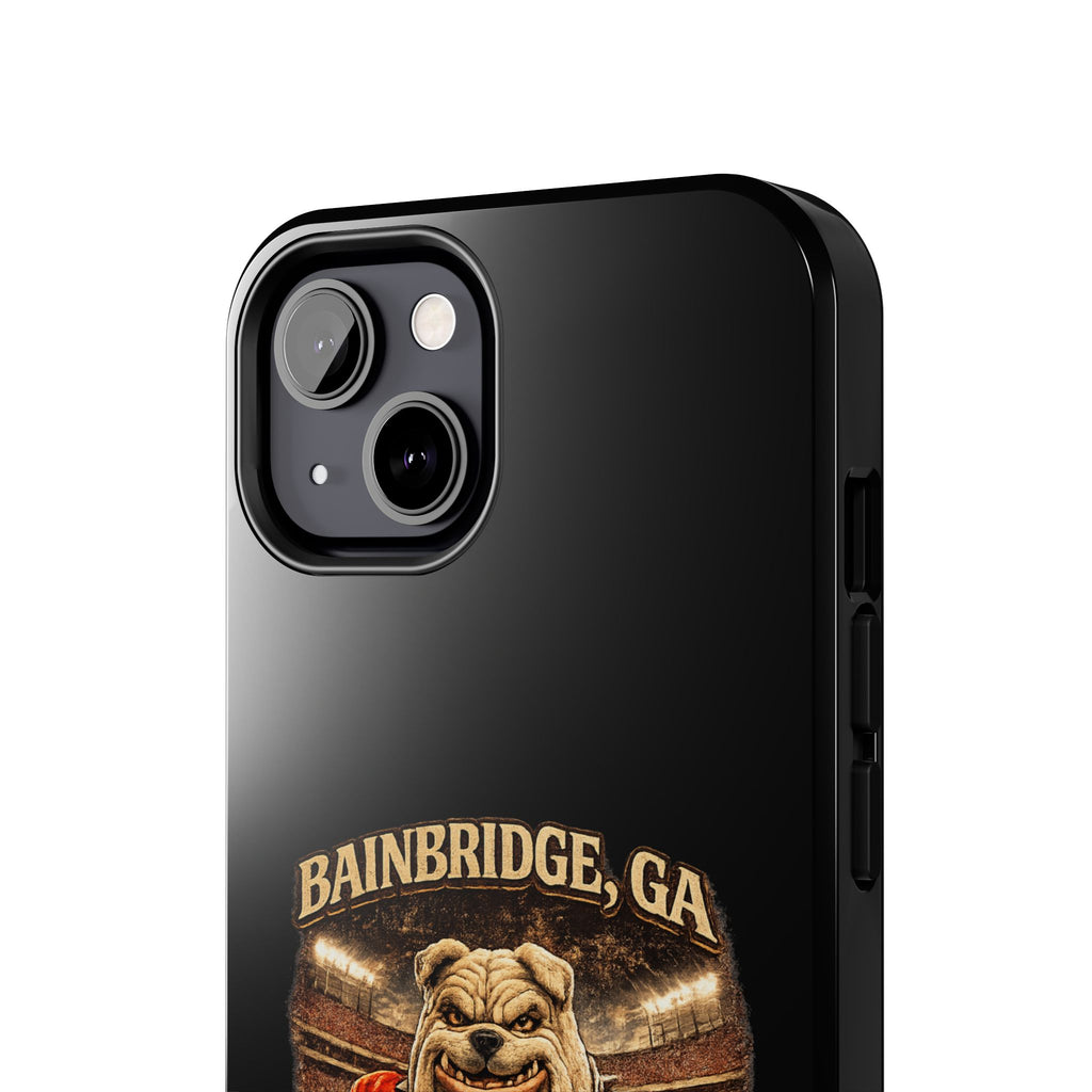 Bainbridge GA Bulldog Football Tough Phone Case — "Hunker Down" Game Day Protector