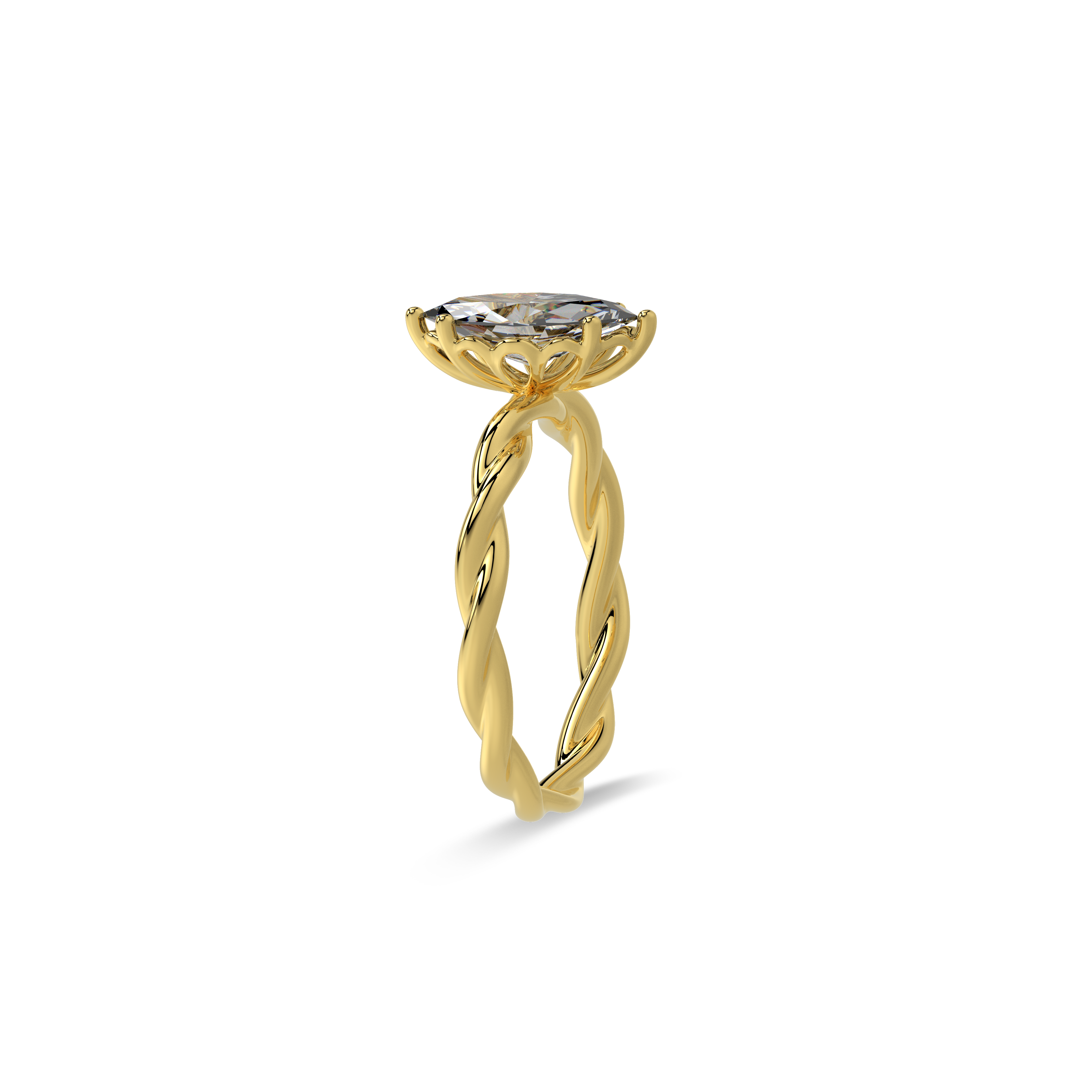 Vintage-Inspired Twist Ring