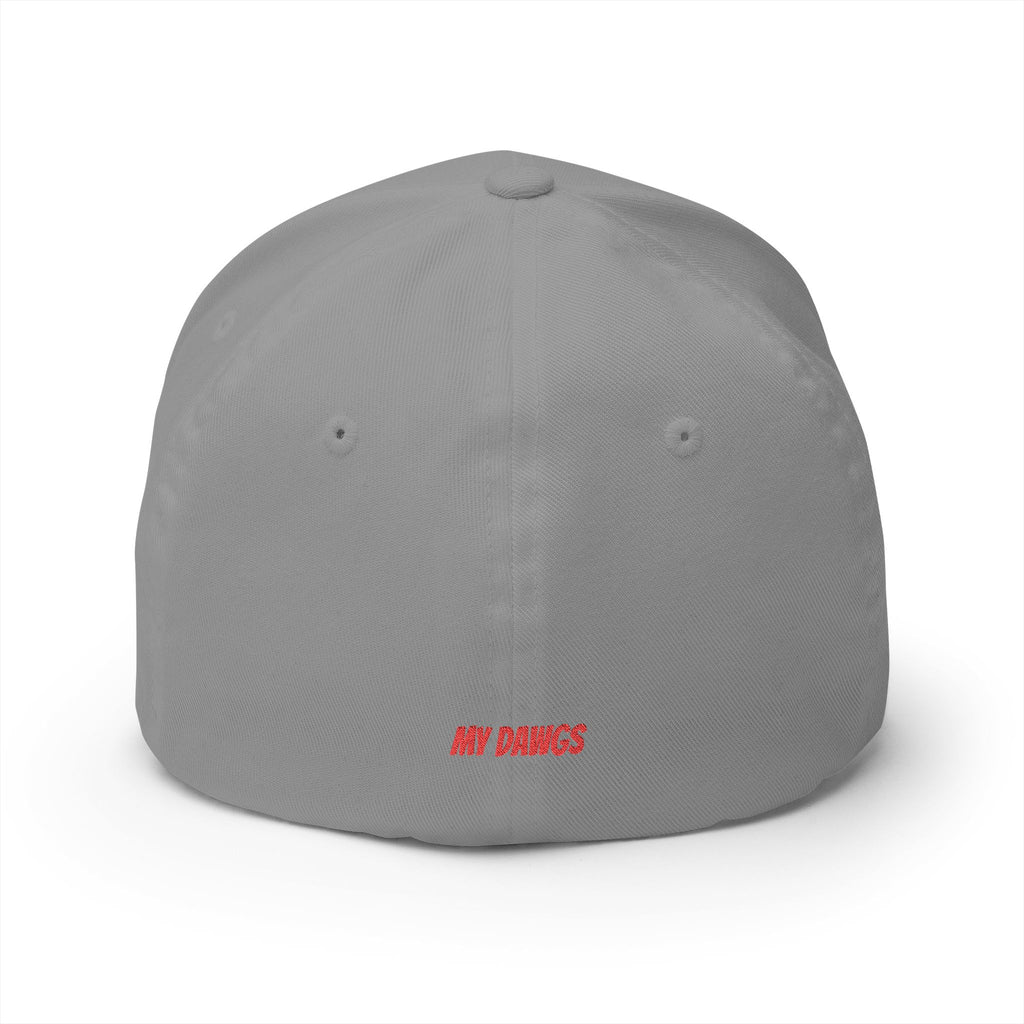 Embroidered GA Bulldogs G Logo Structured Cap — Closed-Back Baseball Hat with 'MY DAWGS' Detail