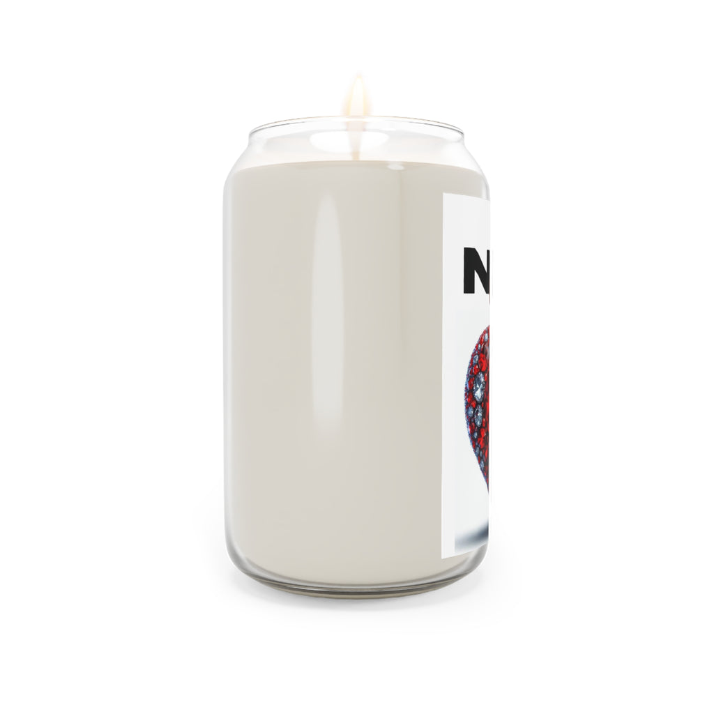 NDO Scented Soy Candle — Red Jeweled Heart Design (13.75 oz)
