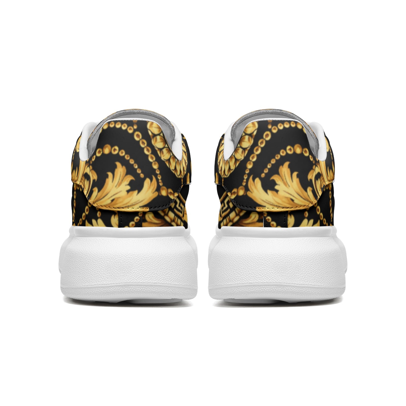 NDO Luxary Non Slip Lace Up Faux Leather Sneakers