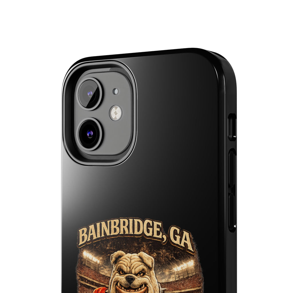 Bainbridge GA Bulldog Football Tough Phone Case — "Hunker Down" Game Day Protector