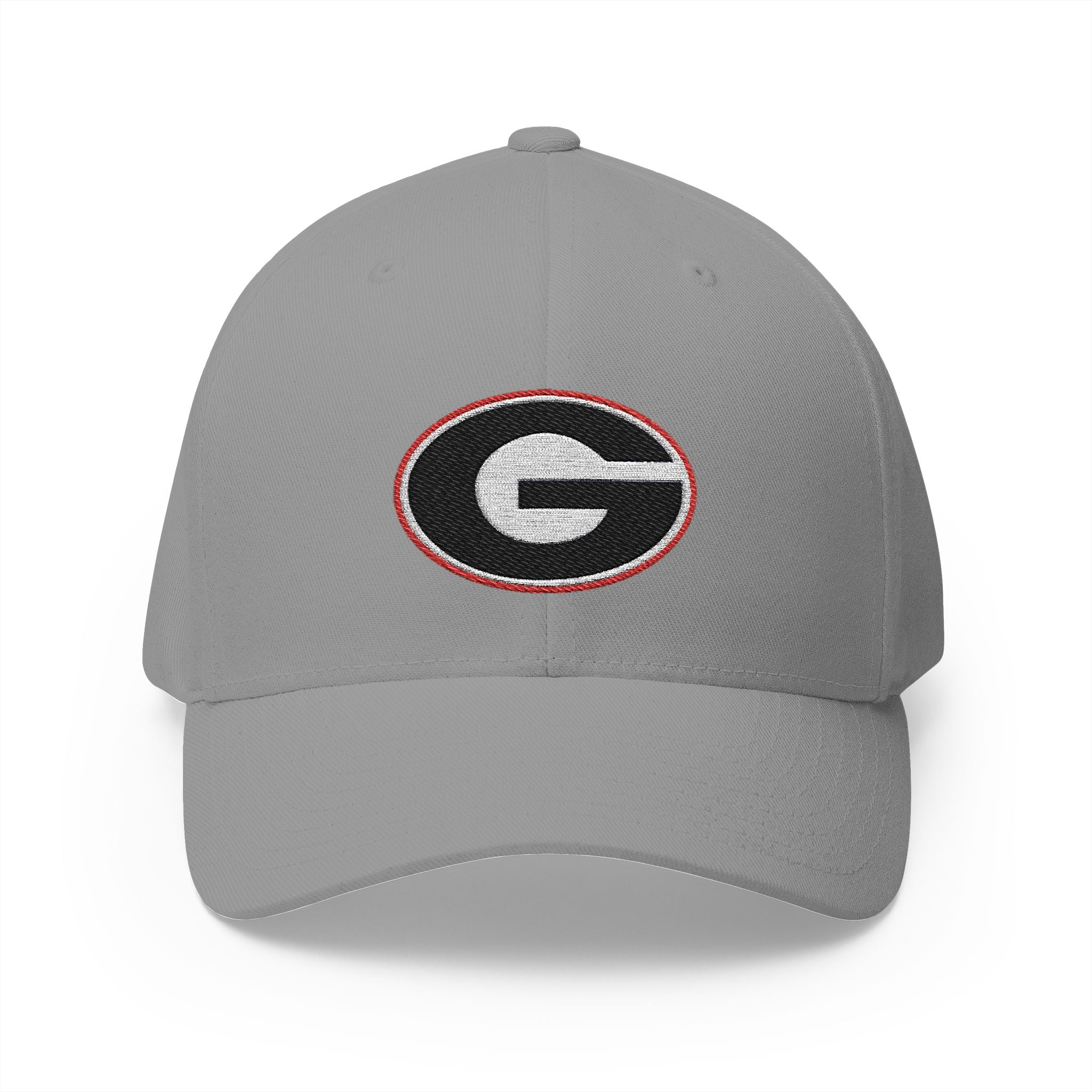 Embroidered GA Bulldogs G Logo Structured Cap — Closed-Back Baseball Hat with 'MY DAWGS' Detail
