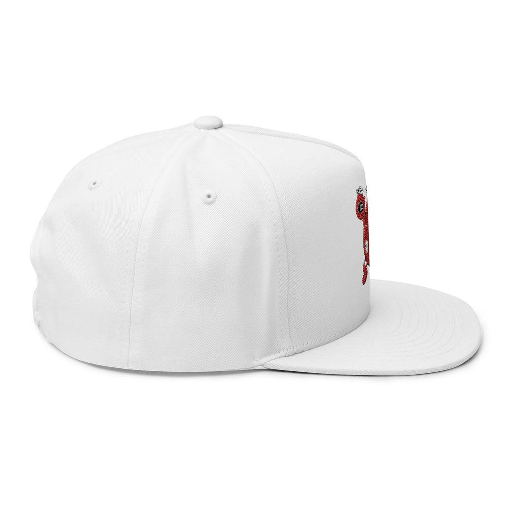 Kool Red Mascot Flat Bill Cap (Embroidered)