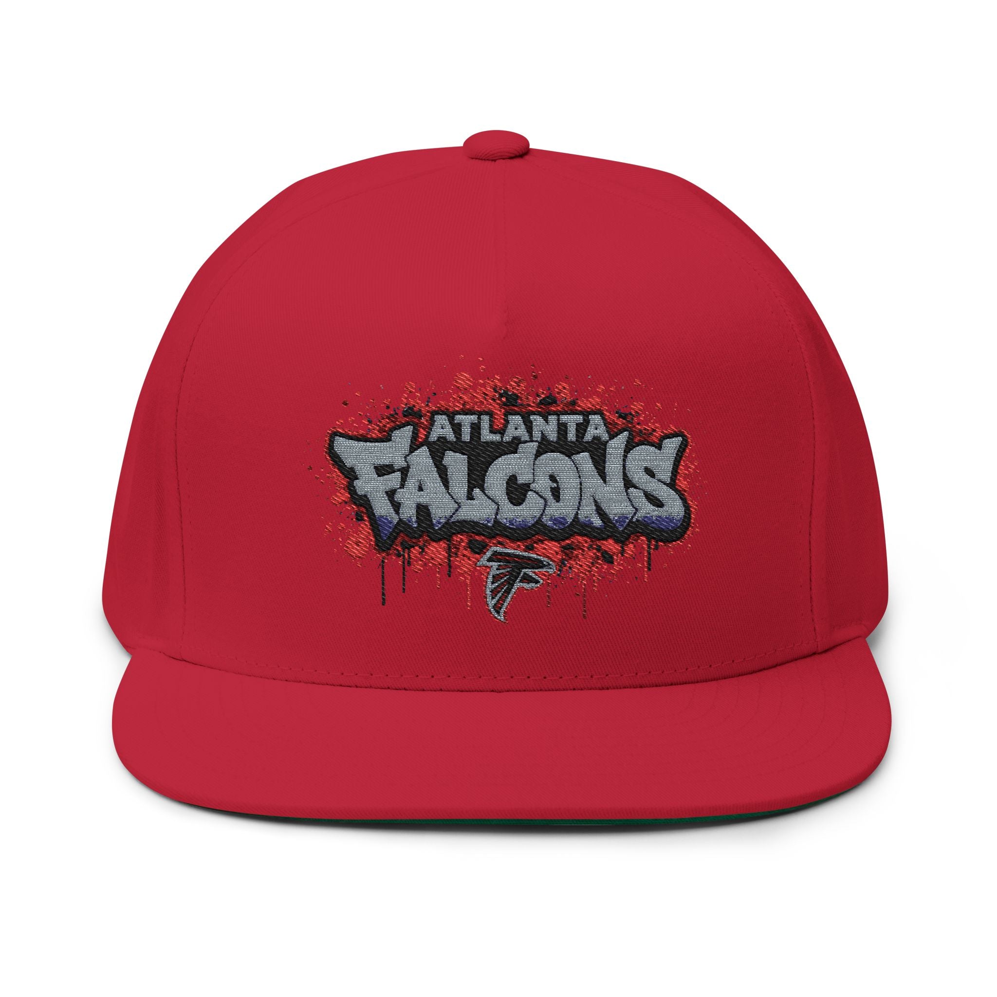 Atlanta Falcons Graffiti Flat Bill Cap - Embroidered Snapback