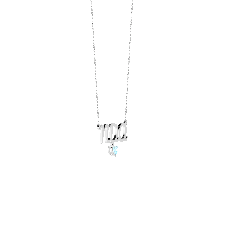 Customize this Birthstone Name Necklace