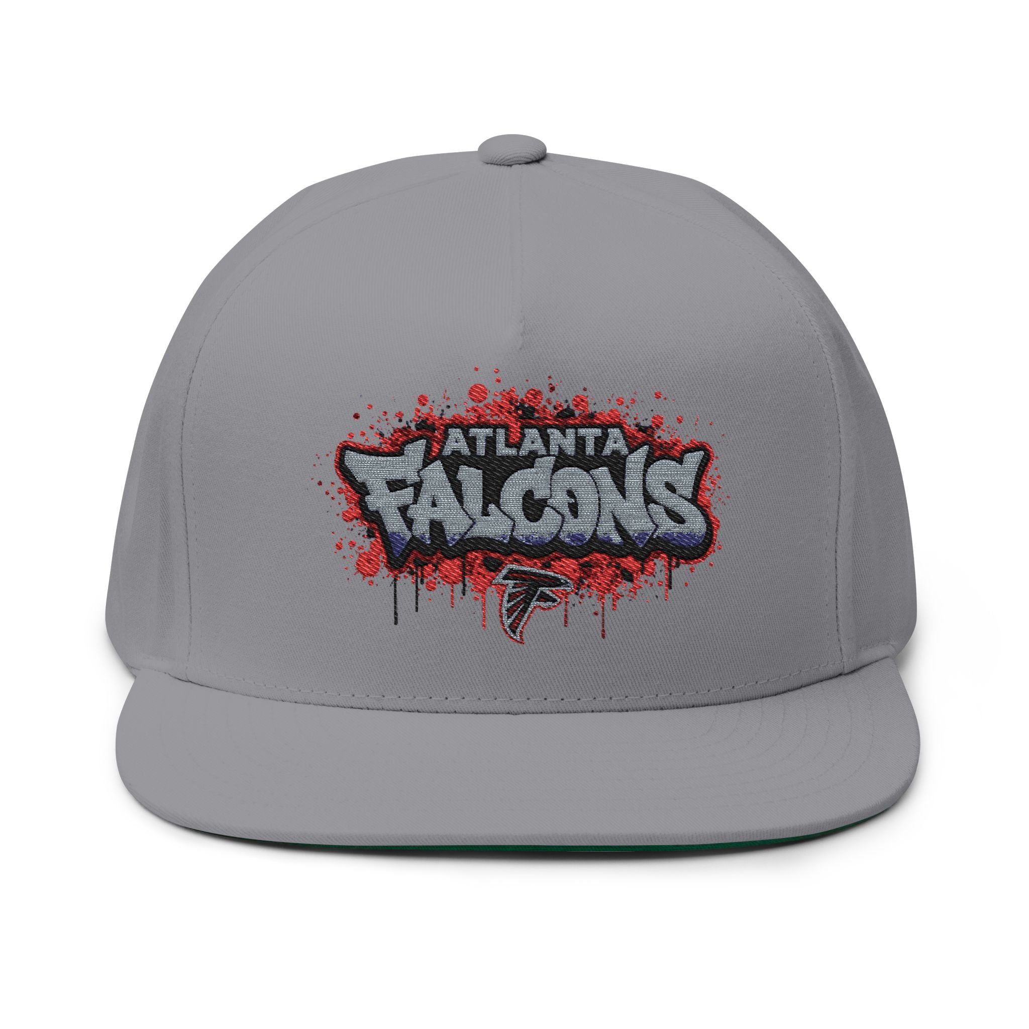 Atlanta Falcons Graffiti Flat Bill Cap - Embroidered Snapback