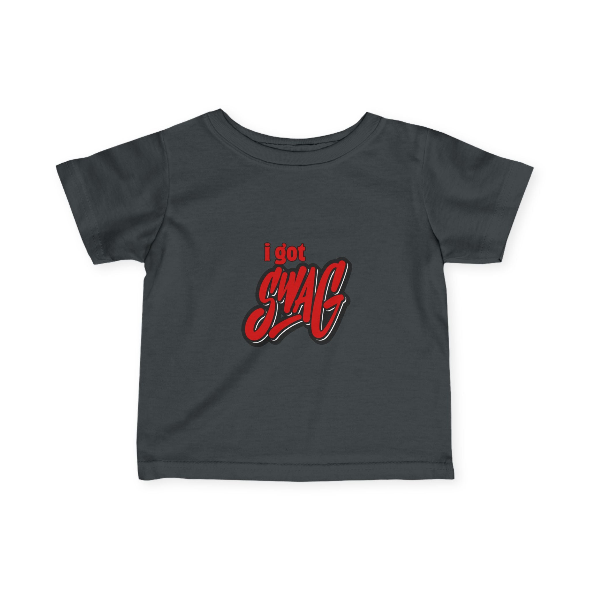 Infant Tee — "I Got Swag" Red Graffiti Baby Shirt
