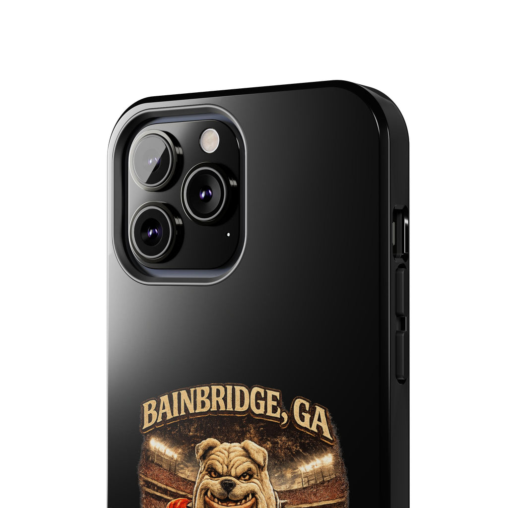 Bainbridge GA Bulldog Football Tough Phone Case — "Hunker Down" Game Day Protector