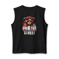 Muscle Tank — "Own the Streets" Urban Bear Graphic Tank Top