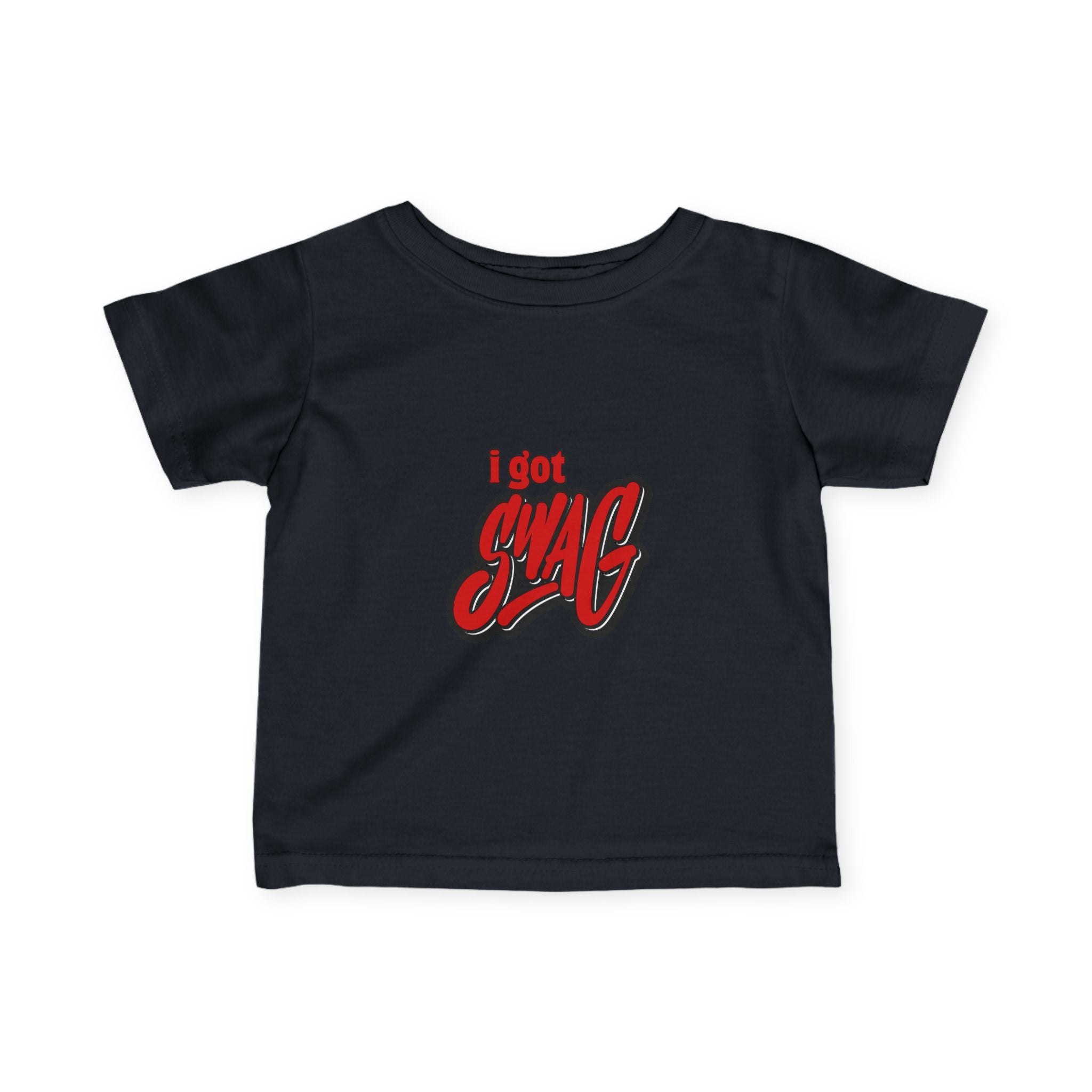 Infant Tee — "I Got Swag" Red Graffiti Baby Shirt