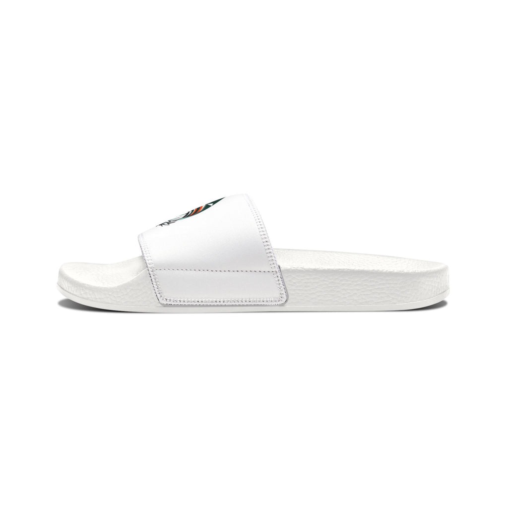 Miami Hurricanes Men's Slide Sandals with Retro Graphic