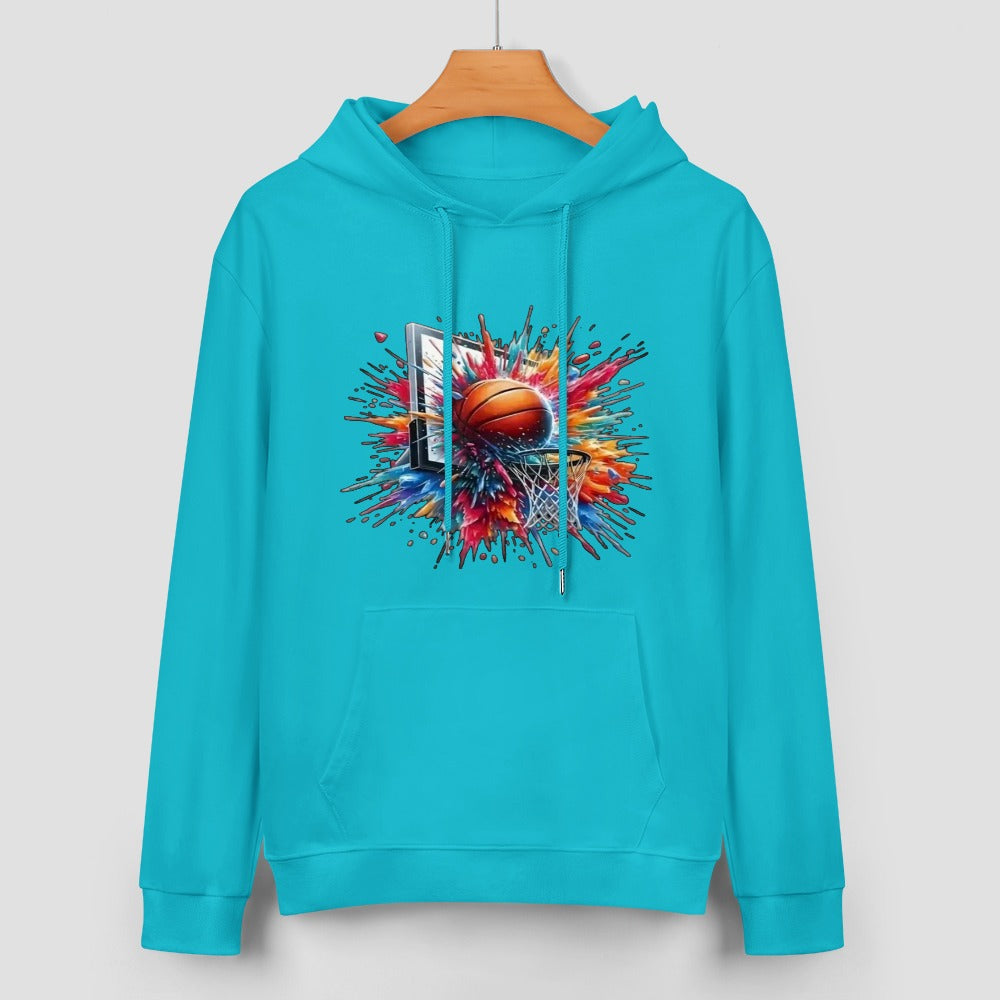 NDO Basketball Dunk Splat New Pure cotton hooded sweater