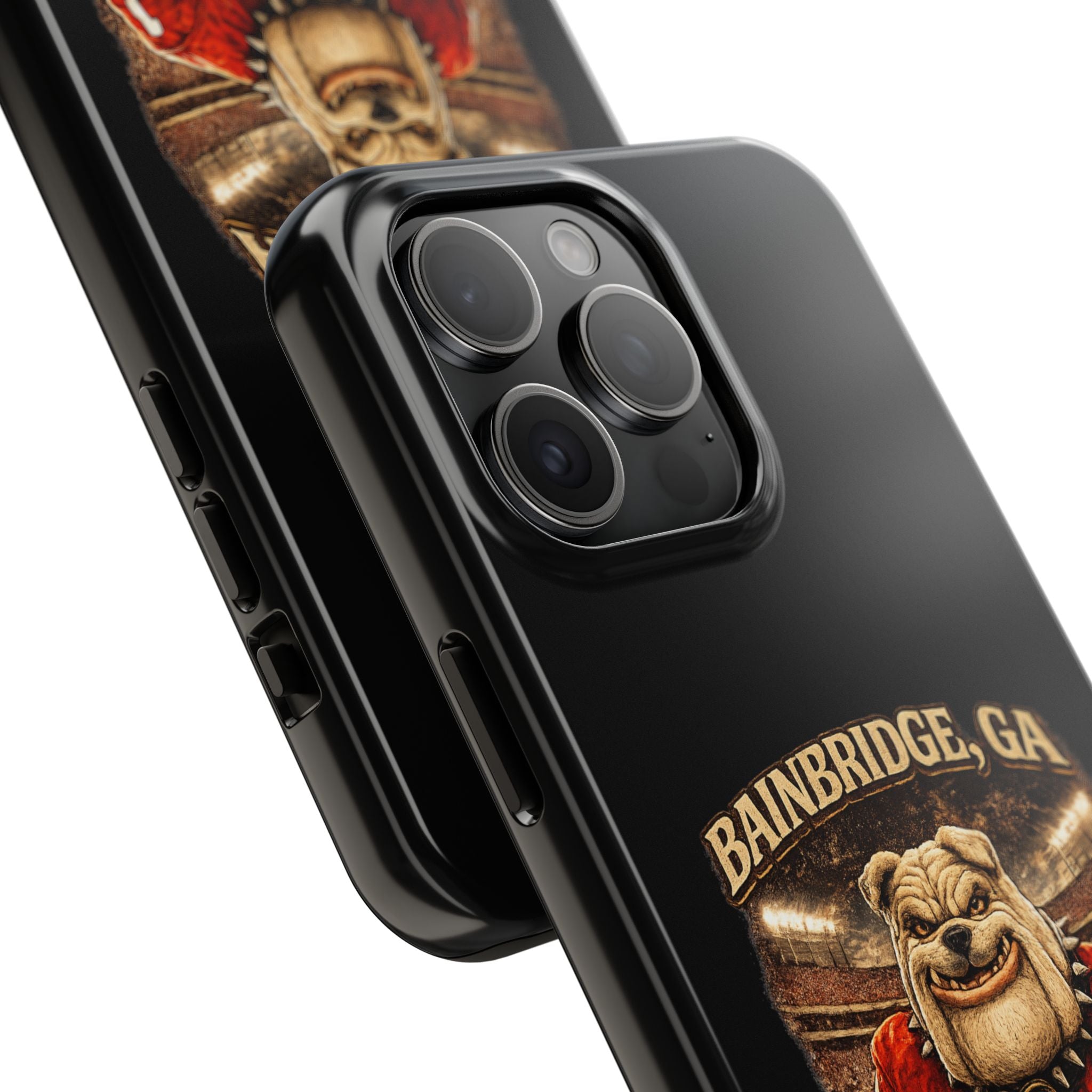 Bainbridge GA Bulldog Football Tough Phone Case — "Hunker Down" Game Day Protector
