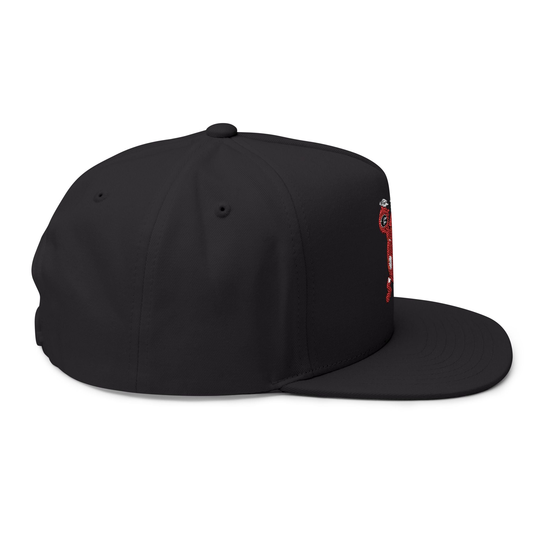 Kool Red Mascot Flat Bill Cap (Embroidered)