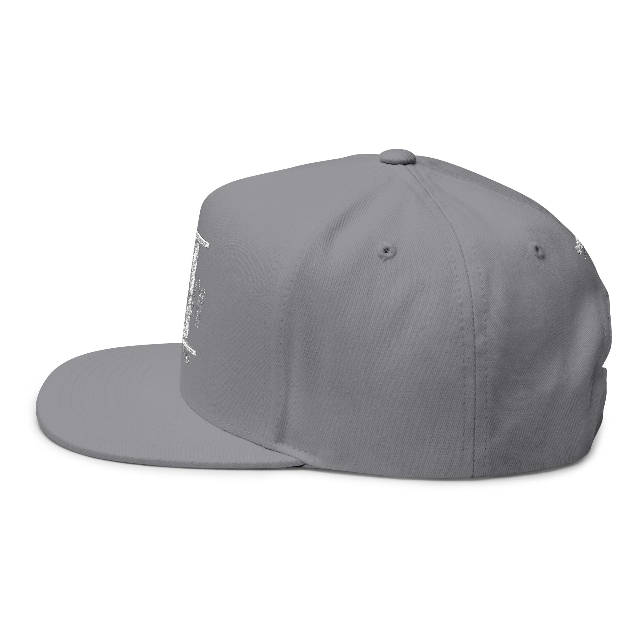 Flat Bill Cap — Embroidered NDO Streetwear Snapback