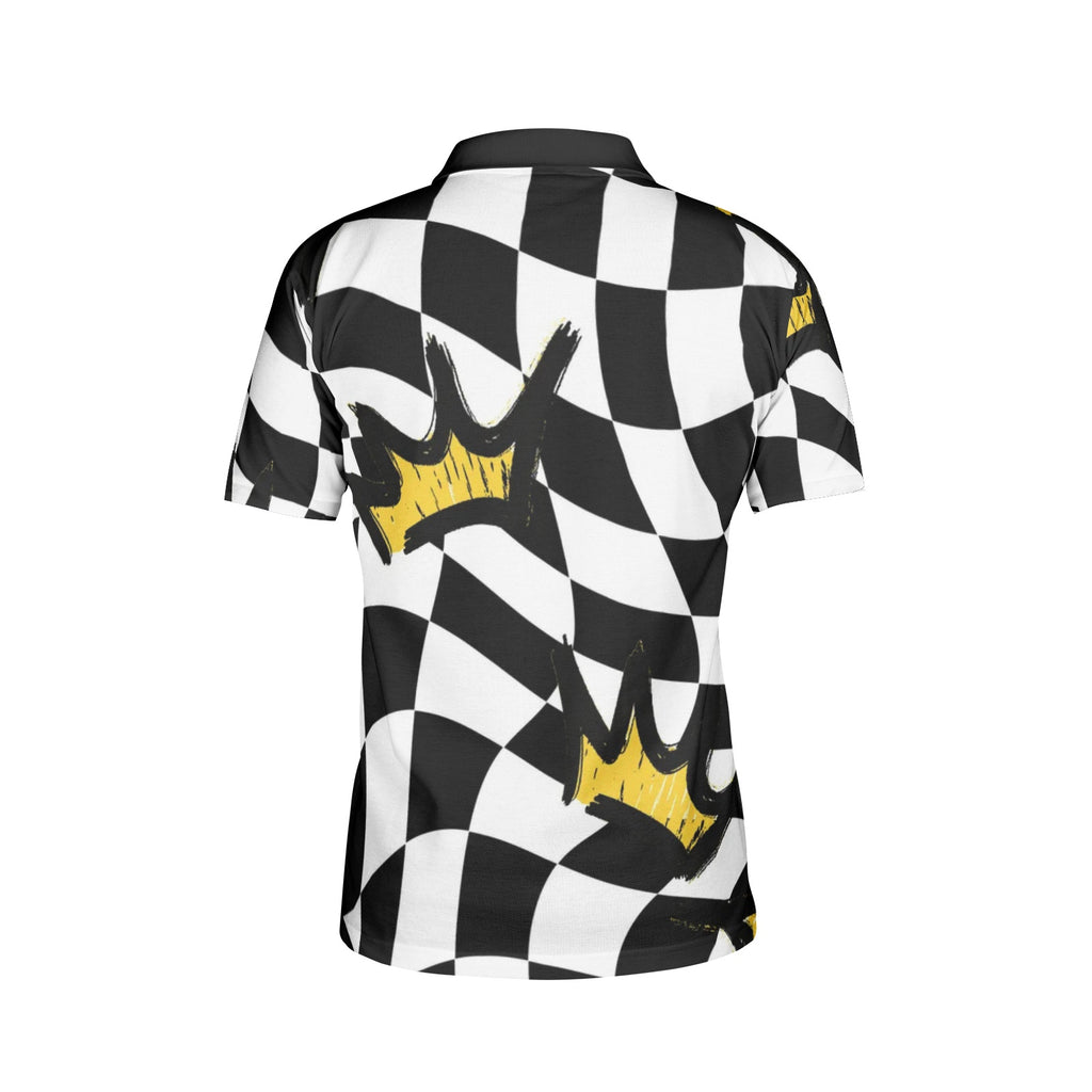 King Checker Men's Polo Shirts