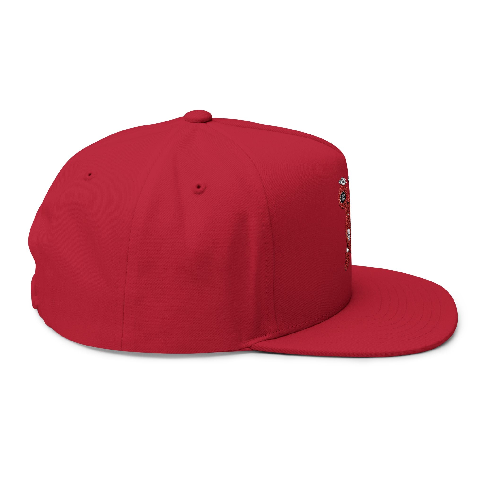Kool Red Mascot Flat Bill Cap (Embroidered)