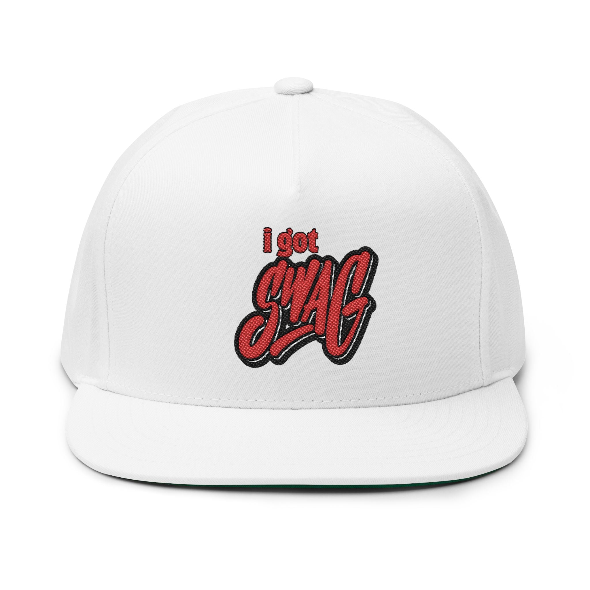 I Got Swag Embroidered Flat Bill Cap