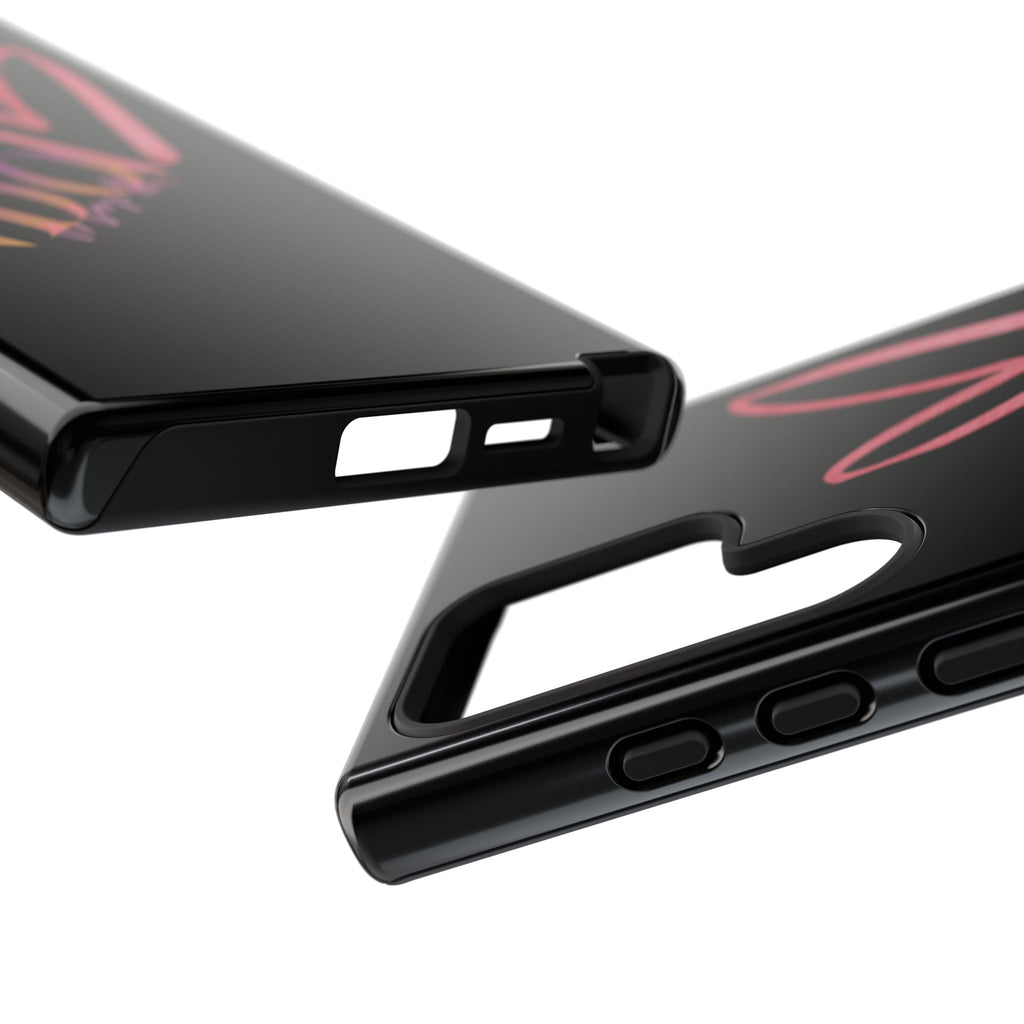 NDO Heart Phone Case – Slim Tough Protective iPhone Cover with Pink Heart Design