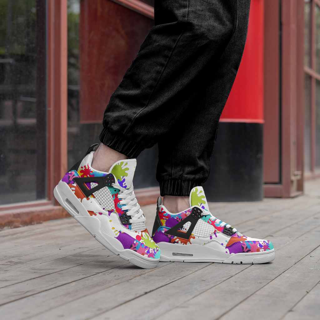 NDO Splat Unisex Non Slip Lace Up Breathable Fashion Sneakers