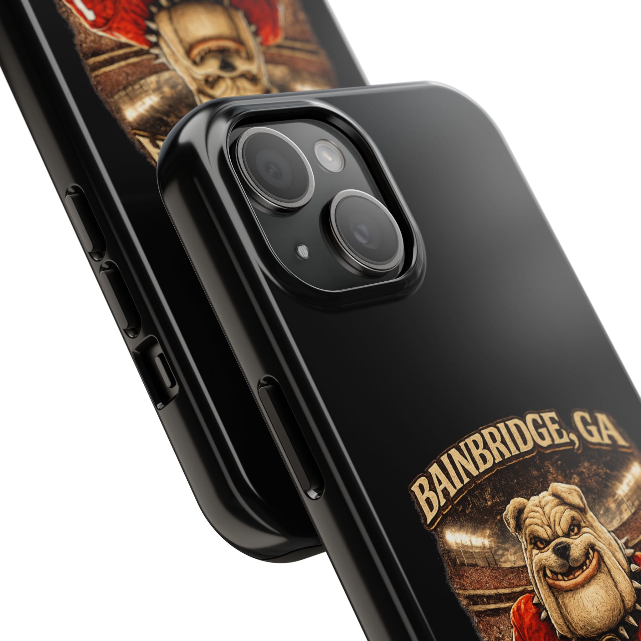 Bainbridge GA Bulldog Football Tough Phone Case — "Hunker Down" Game Day Protector