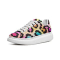 NDO Designs Non Slip Lace Up Faux Leather Sneakers
