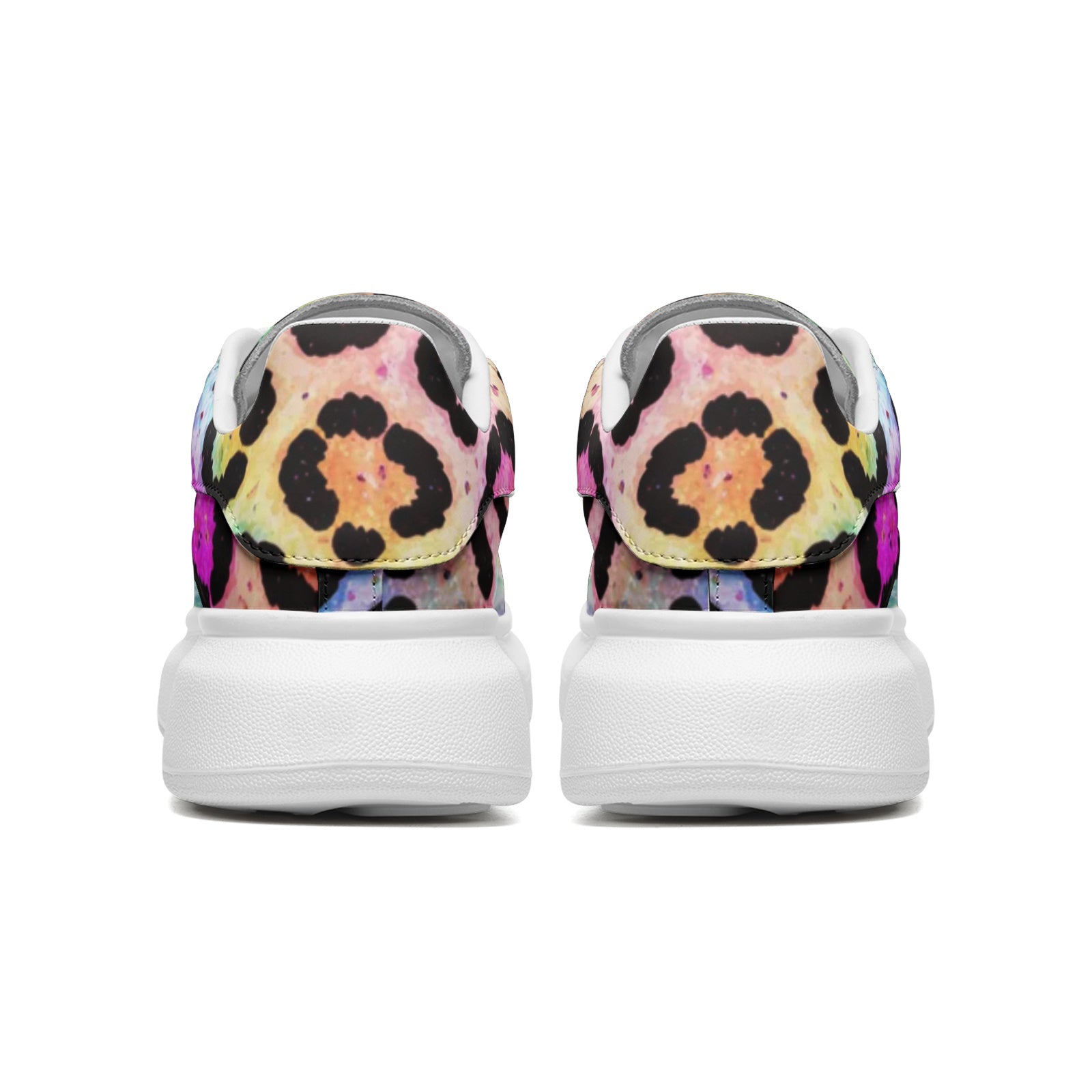 NDO Designs Non Slip Lace Up Faux Leather Sneakers