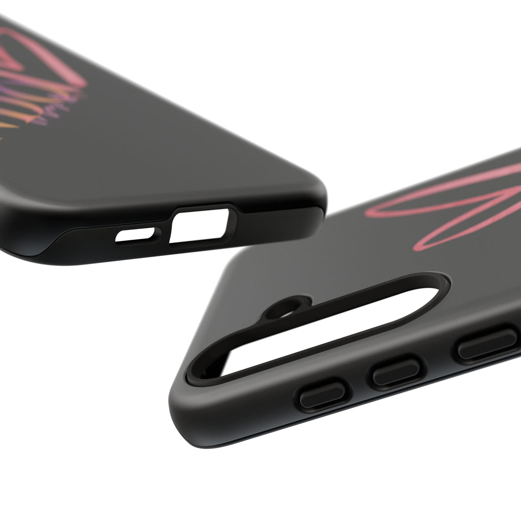 NDO Heart Phone Case – Slim Tough Protective iPhone Cover with Pink Heart Design