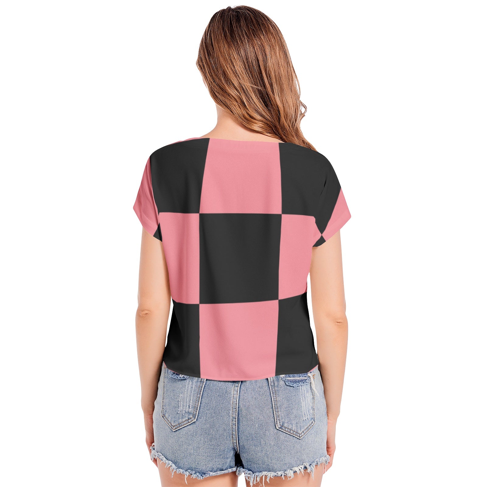 Batwing Sleeve V-Neck Top