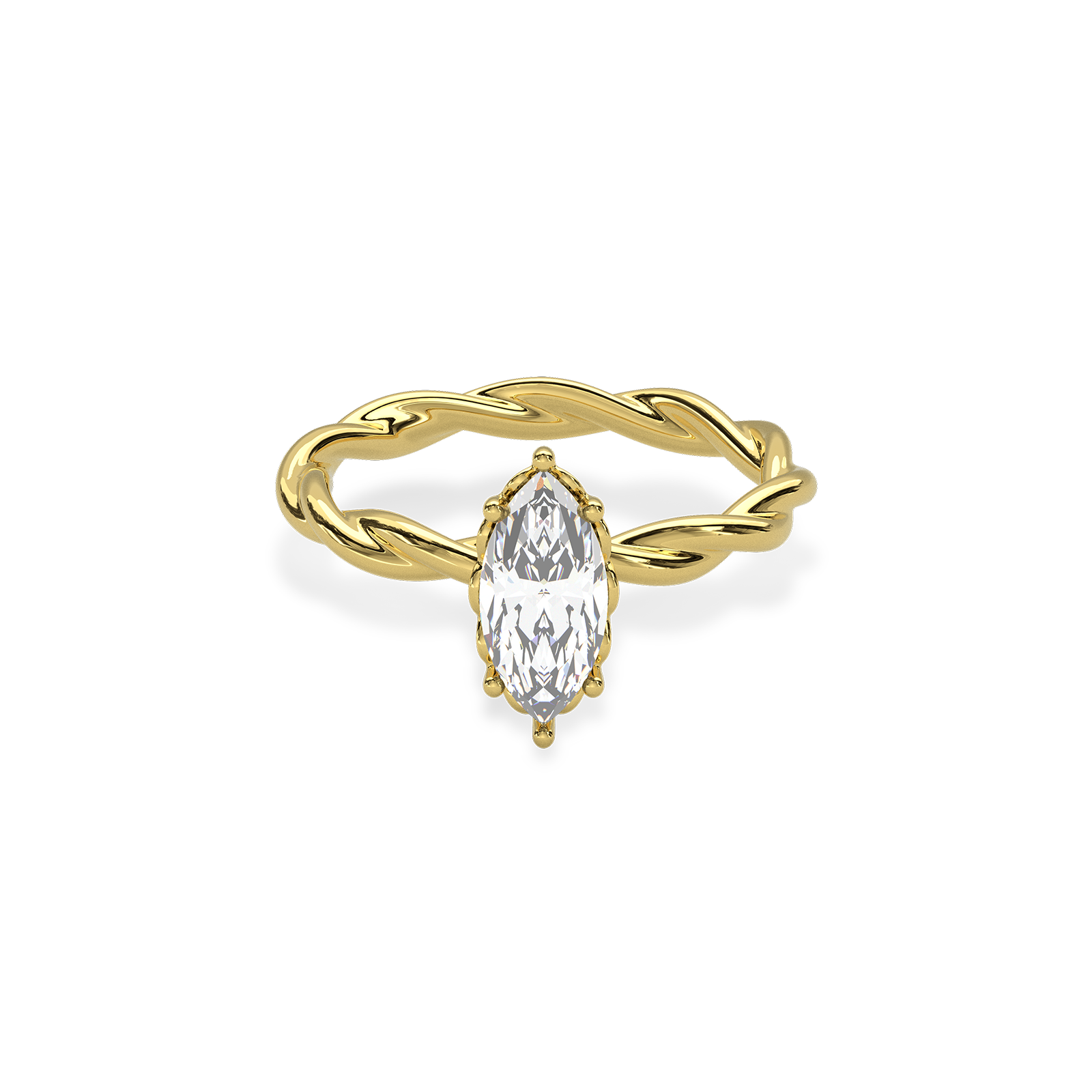 Vintage-Inspired Twist Ring