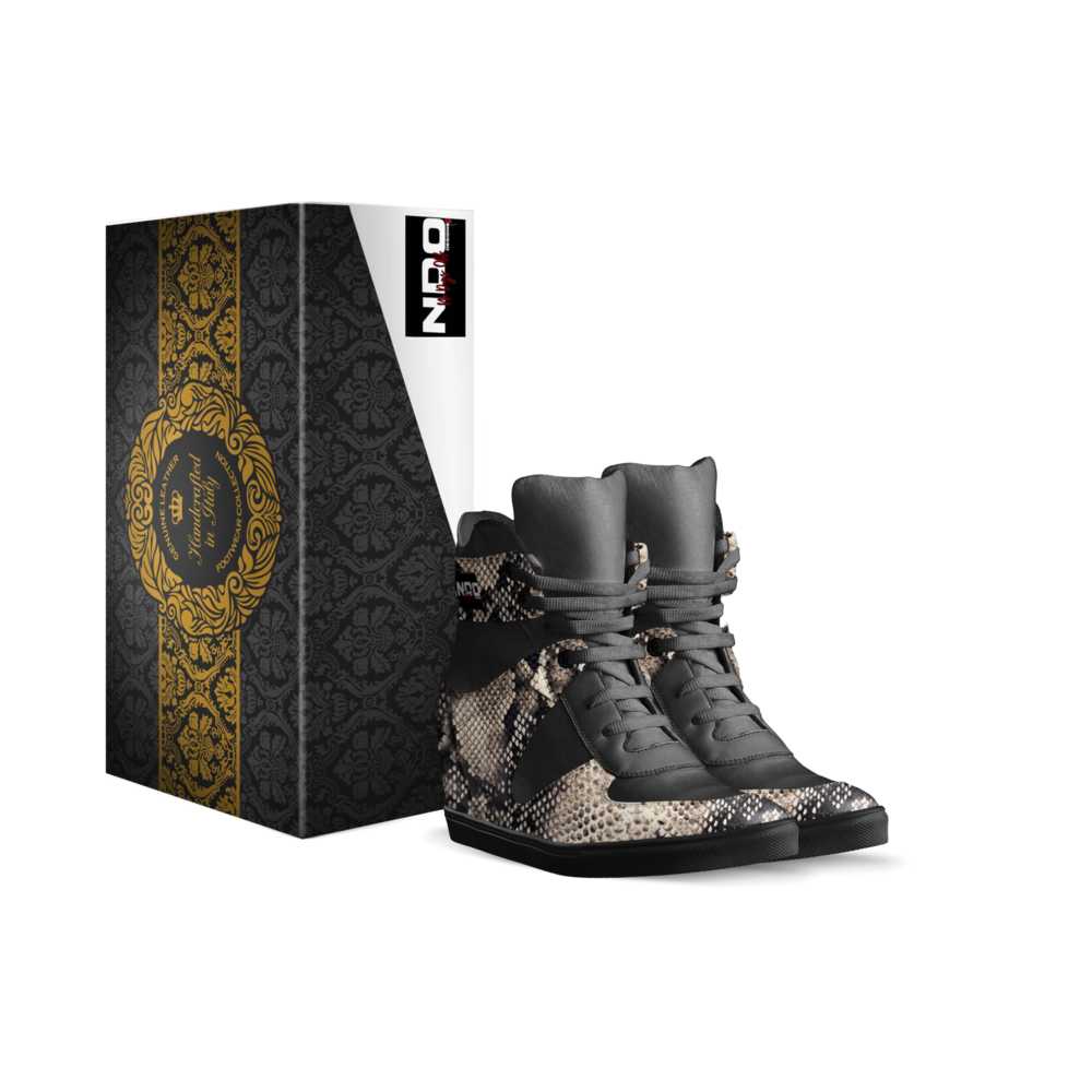 NDO Designs Lace up wedge sneaker By TG