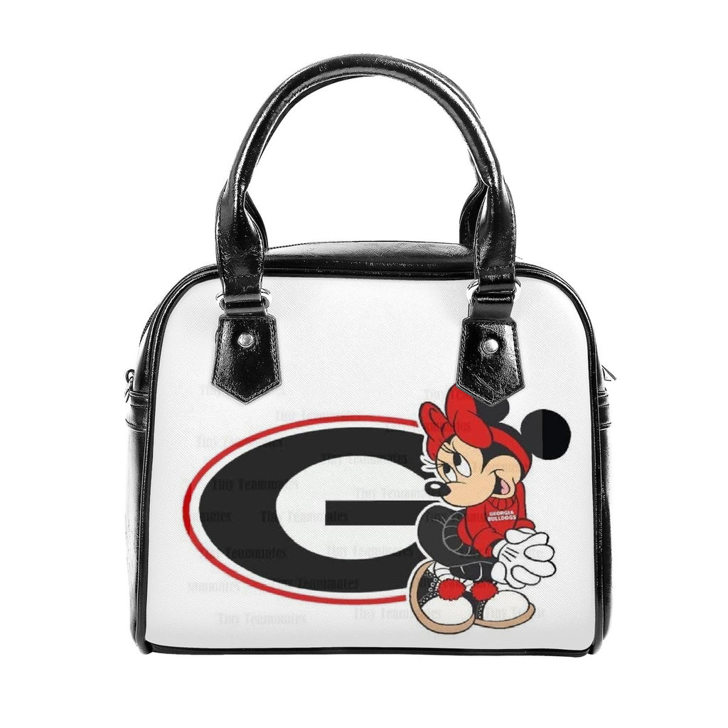 GA Bulldogs Minnie Mouse Shoulder Handbag