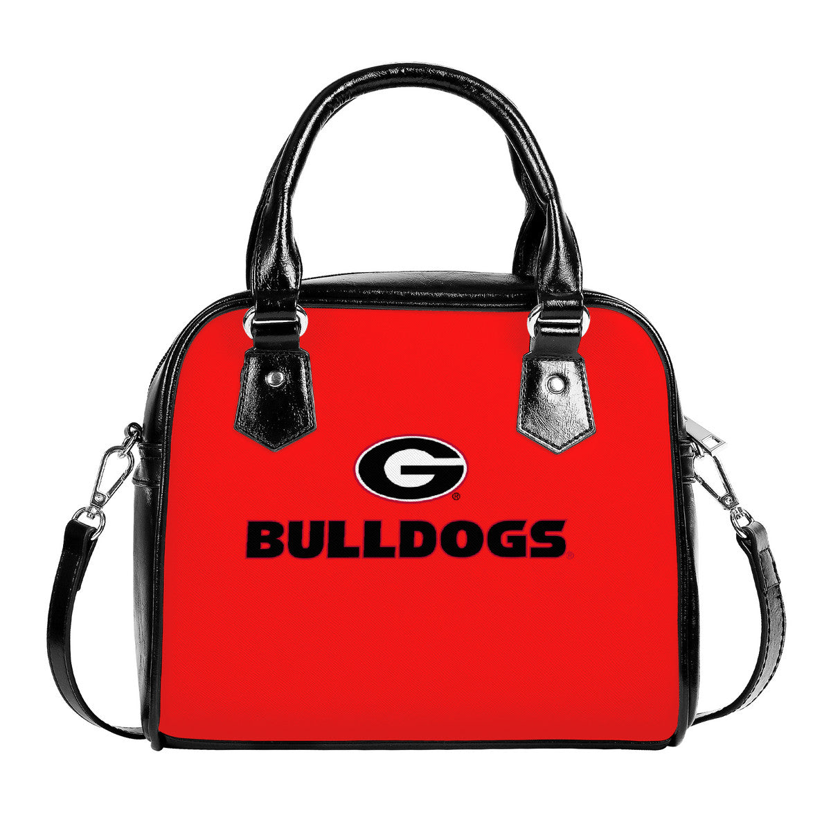 Georgia Bull Dogs Red NDO Design Shoulder Handbag
