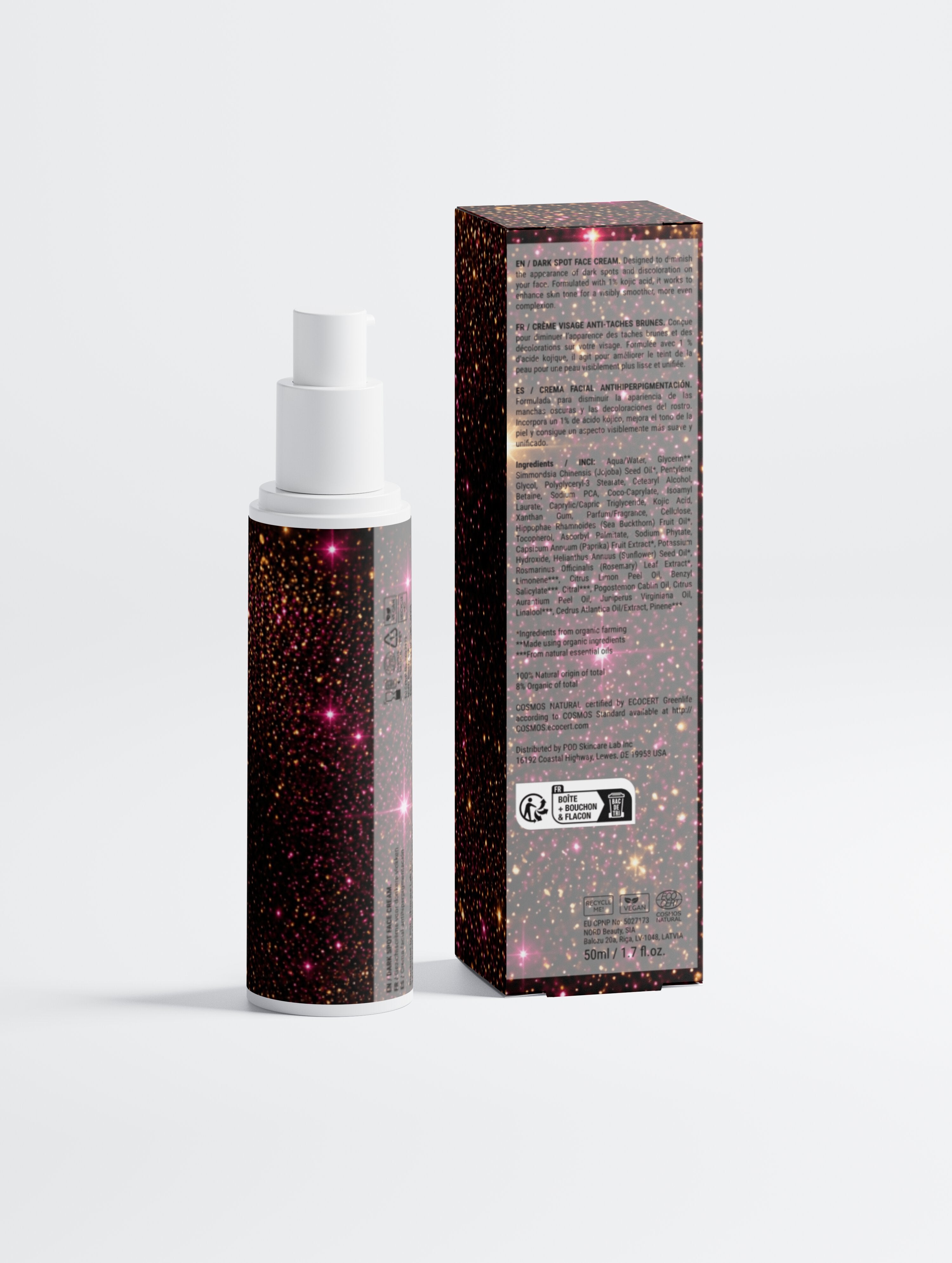 Dark Spot Face Cream with Kojic Acid