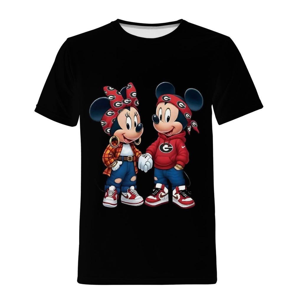 GA Bulldogs Minnie/Mickie  Men's Tee