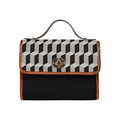 NDO Designs Black GeoWaterproof Canvas Bag (Model 1641)