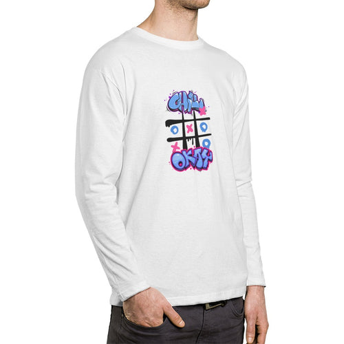 Chill OK Men's Crew Neck Long sleeve T-shirt