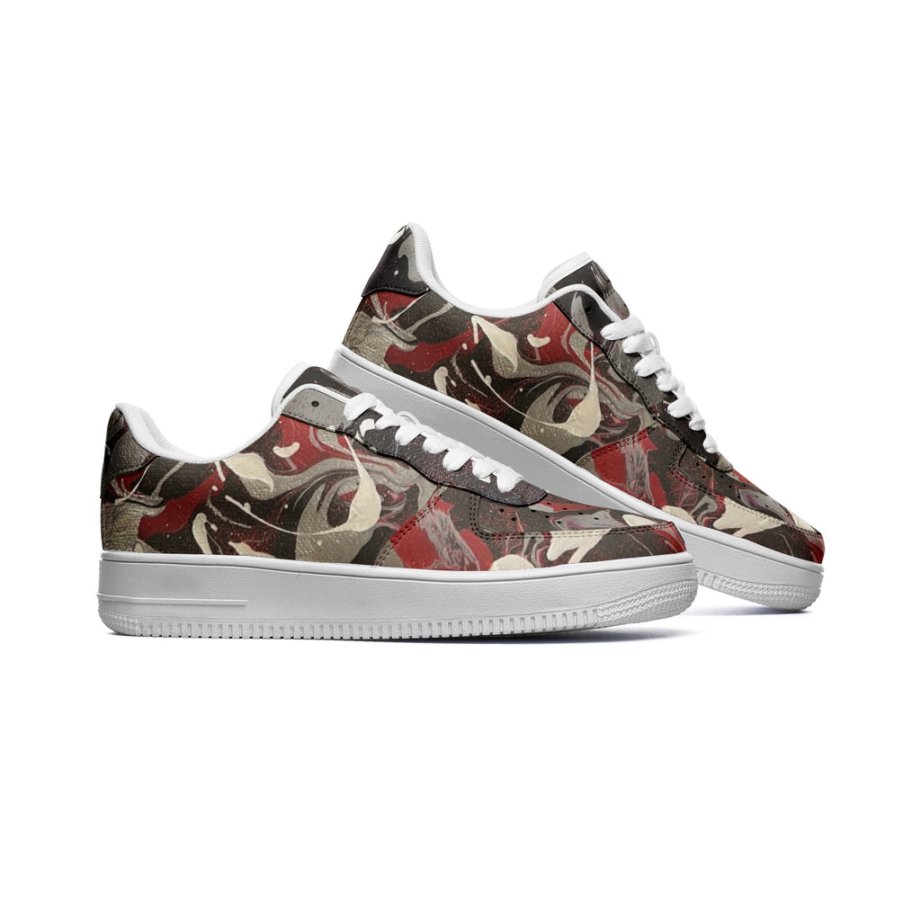 Marie G Design Unisex Low Top Leather Sneakers