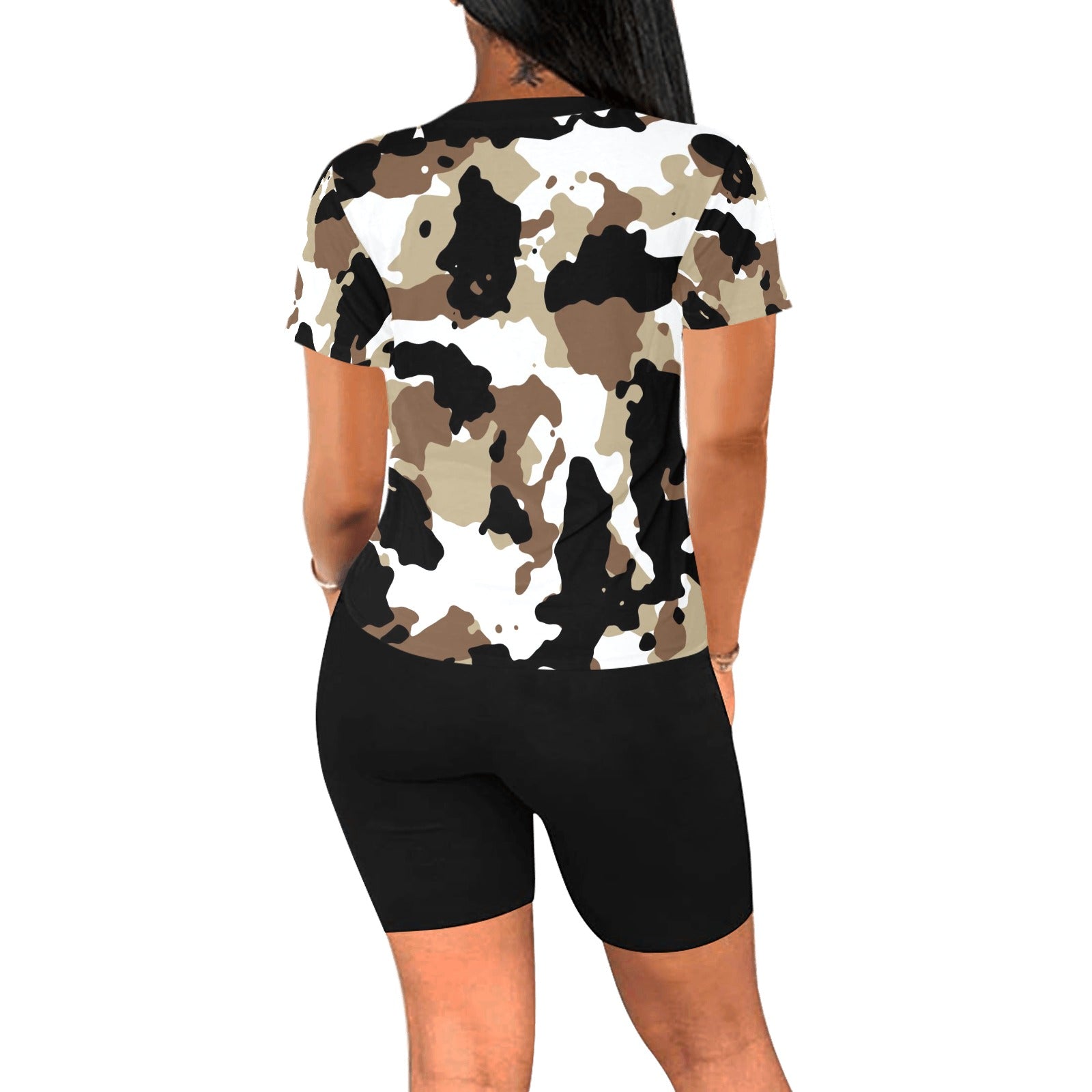 Camo Women's Short Yoga Set(Sets 03)