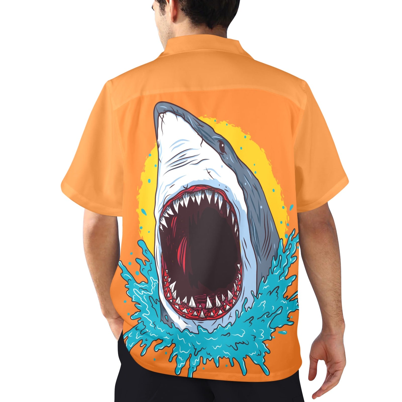 Shark Attack Men's Hawaiian Shirt