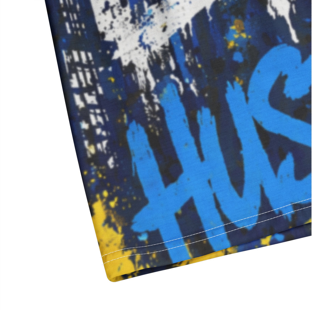 Hustle & Grind Urban Men's All-Over-Print Polo Shirts